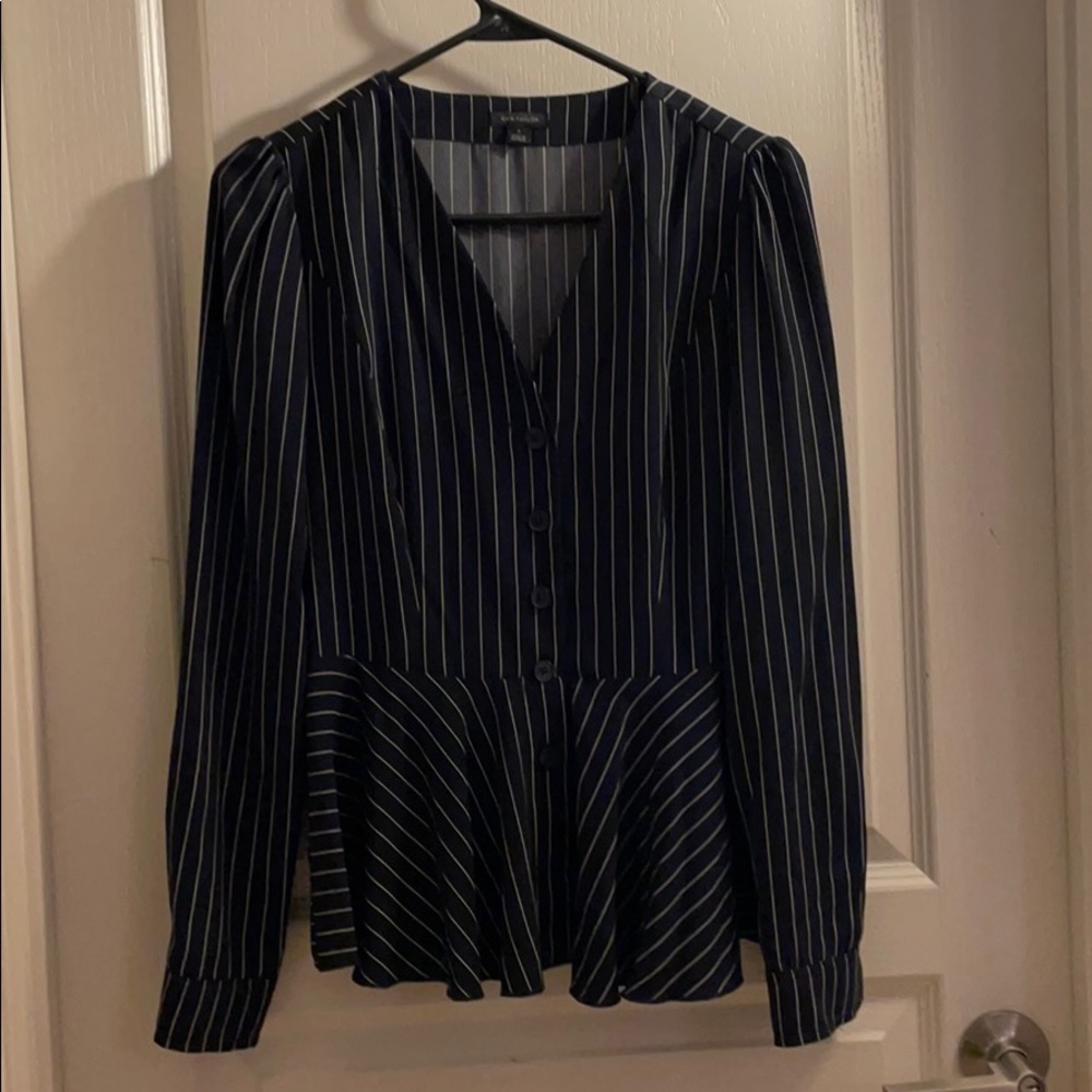 Stripe button down shirt